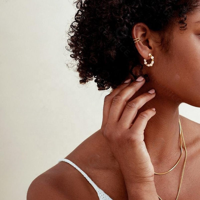 Ursula | Statement Earring with Pearls