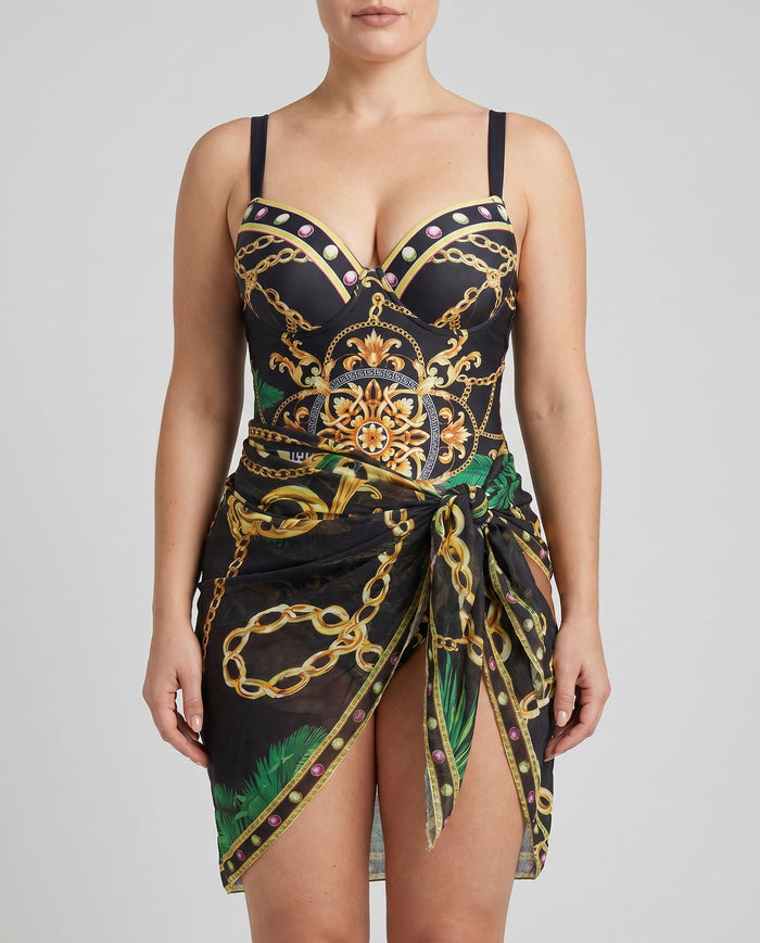 Valen | Push-up with Skirt Beach Swimsuit