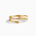 Valentina | Gold-Plated Spiral Ring