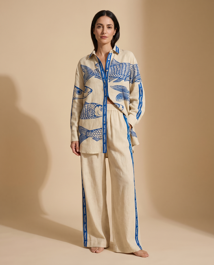 Valentina | Printed Shirt Set
