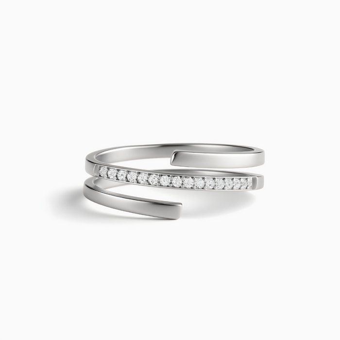 Valentina | Spiral Silver Ring