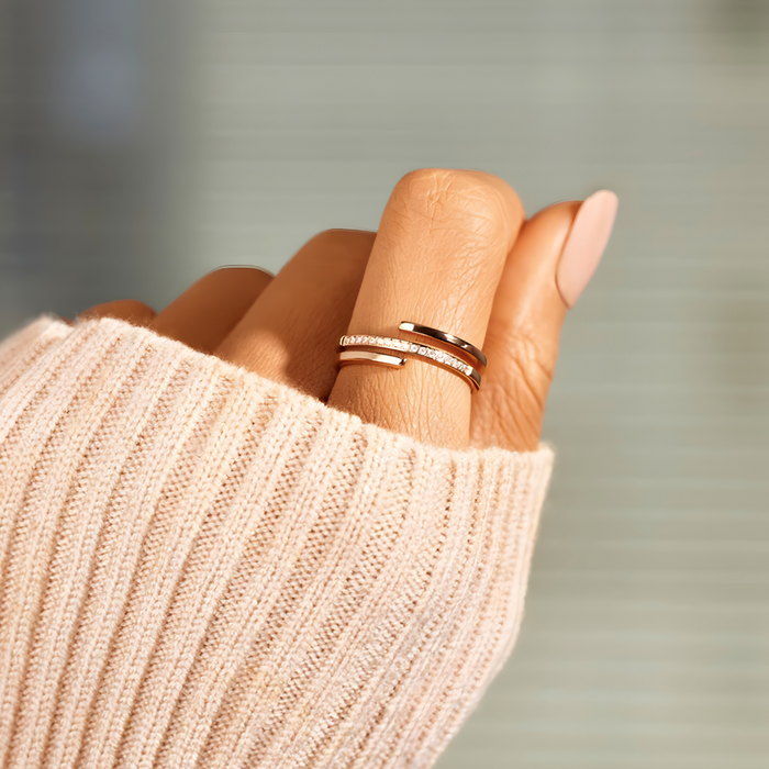 Valentina | Spiral Silver Ring