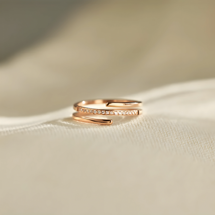 Valentina | Spiral Silver Ring