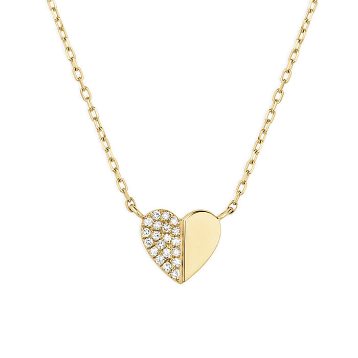 Valeria | Brilliant Heart Necklace