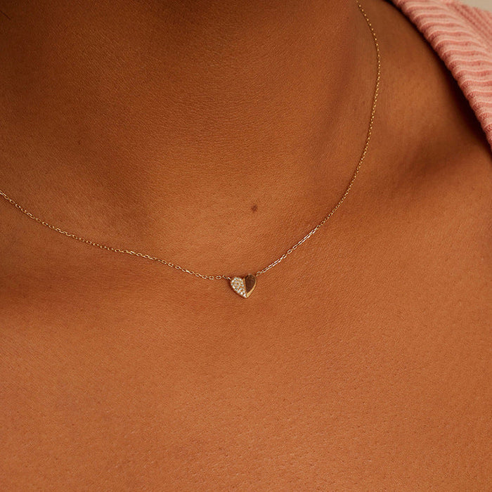 Valeria | Brilliant Heart Necklace