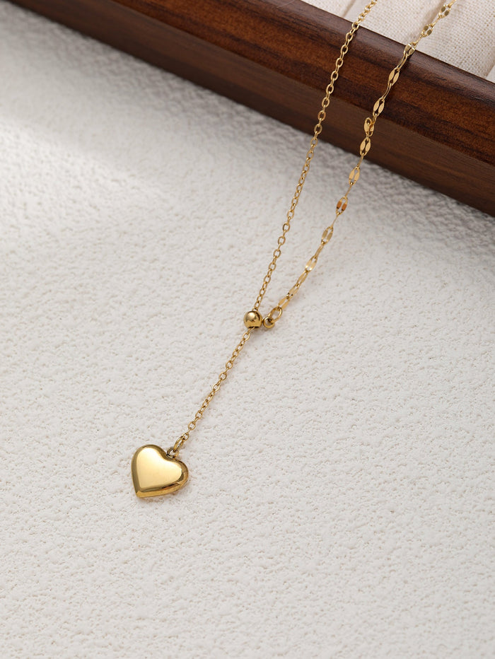 Valeria | Gold-Plated Elegant Heart Necklace