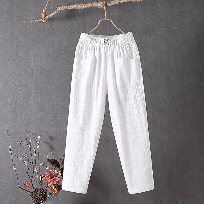 Valma - Flared Trousers with Flap Pockets