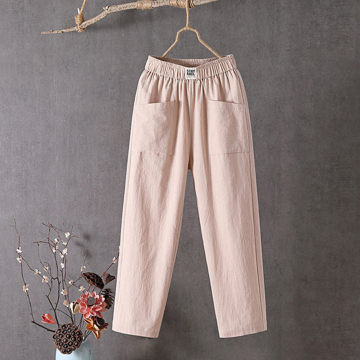 Valma - Flared Trousers with Flap Pockets