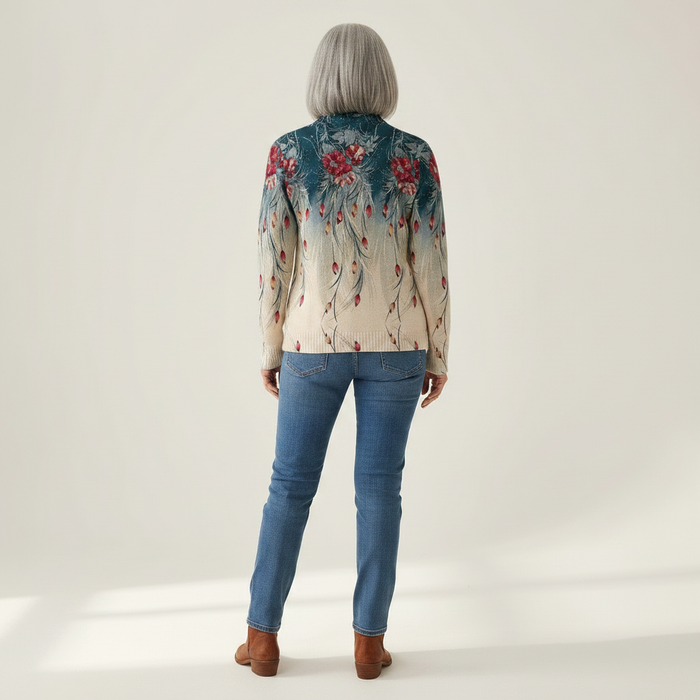 Vappu - Peacock Feather Zip Bomber