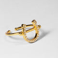 Veera | Gold-Plated Horseshoe Ring