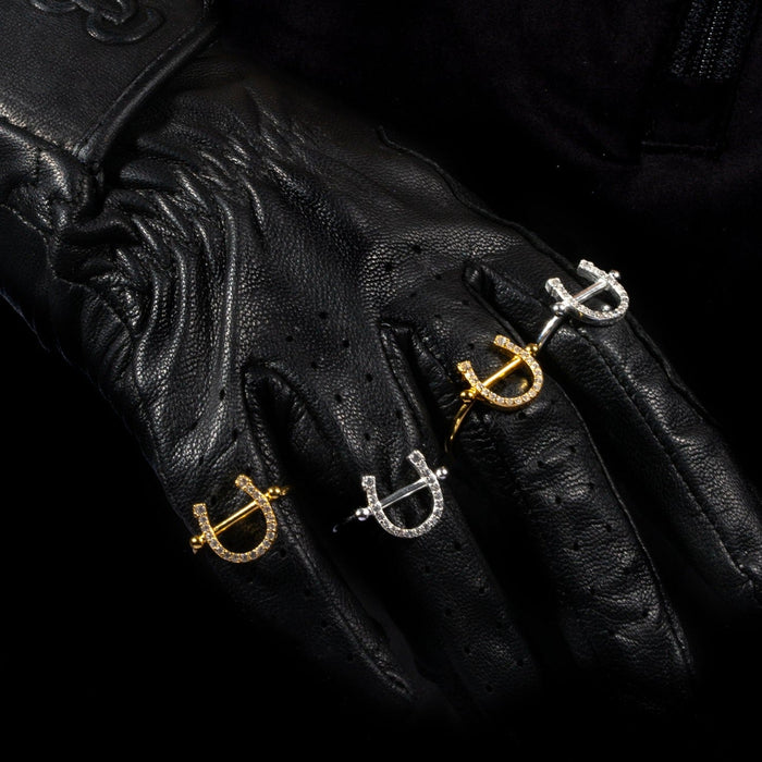 Veera | Gold-Plated Horseshoe Ring