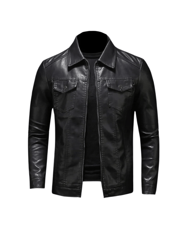 Vegan Leather Jacket