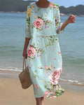 Verity | Sunset Bloom Maxi Dress