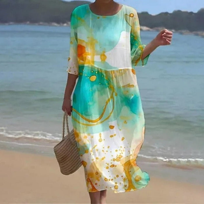 Verity | Sunset Bloom Maxi Dress
