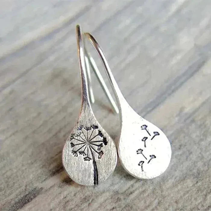 Veronika | Sterling Silver Cream 925 Color Earrings
