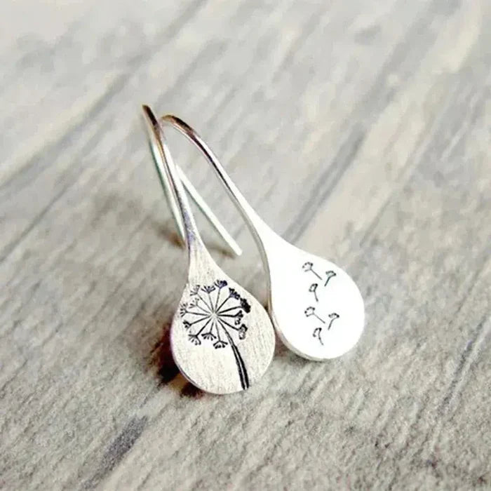 Veronika | Sterling Silver Cream 925 Color Earrings