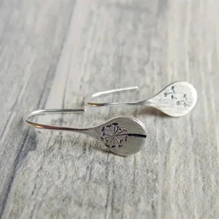 Veronika | Sterling Silver Cream 925 Color Earrings