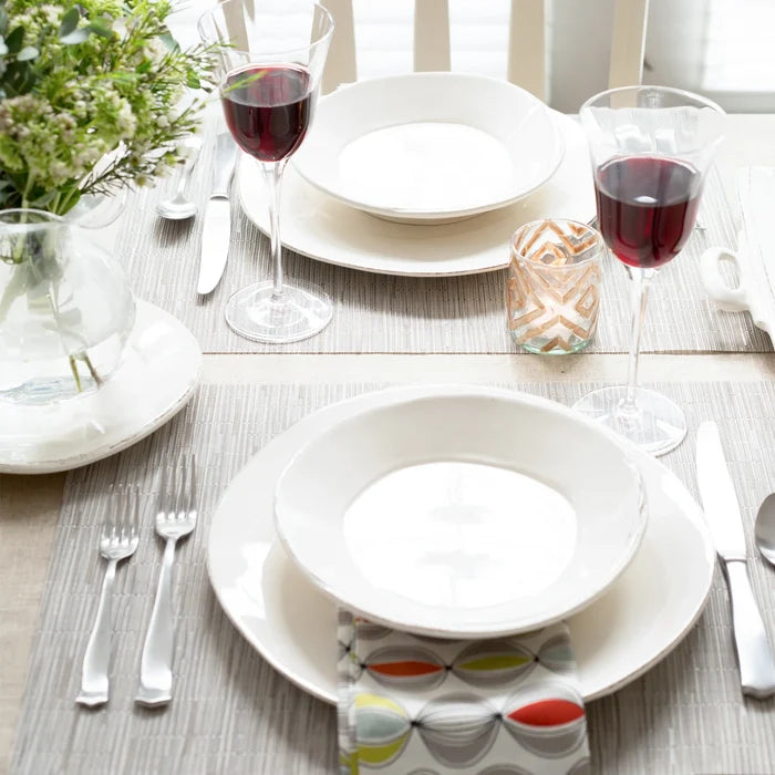 Vietri | Lastra White Dinner Plate