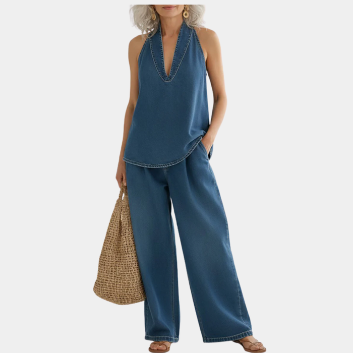 Vilma - Two-Piece Denim Set