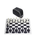 Vinyl Roll-Up Tournament Set | 57 mm Squares | Heavy Luxury Pieces & Bag