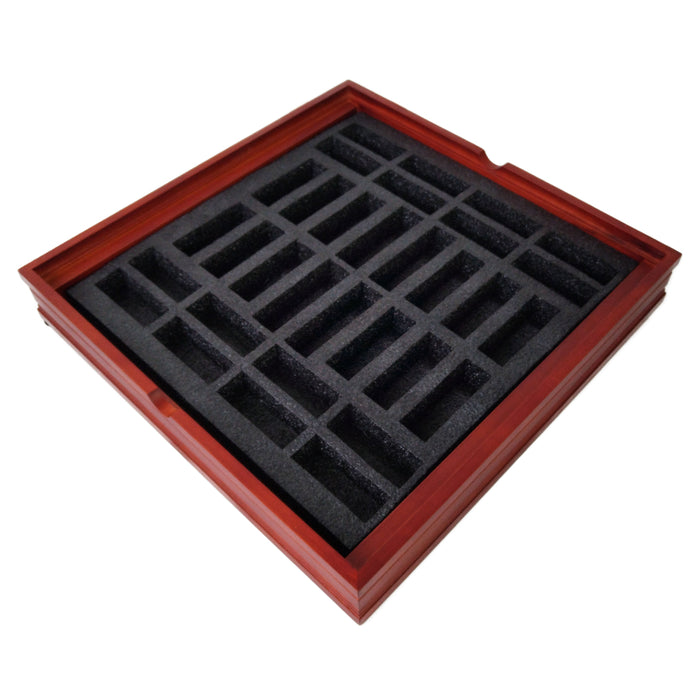 WALNUT MAPLE MATTE FINISH | Storage Box | 37 x 37cm Unit | 37mm Squares | B08943