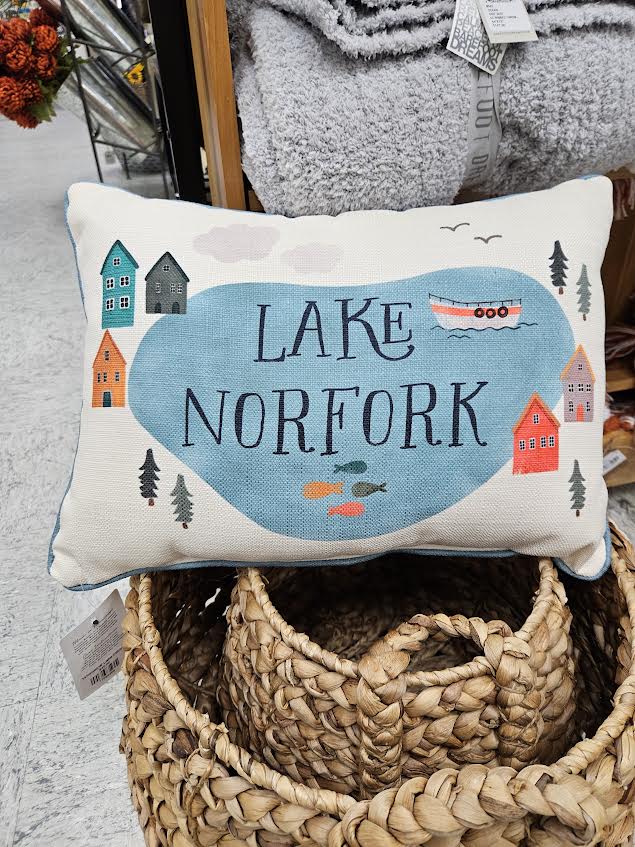 Whimsical Lake Pillow