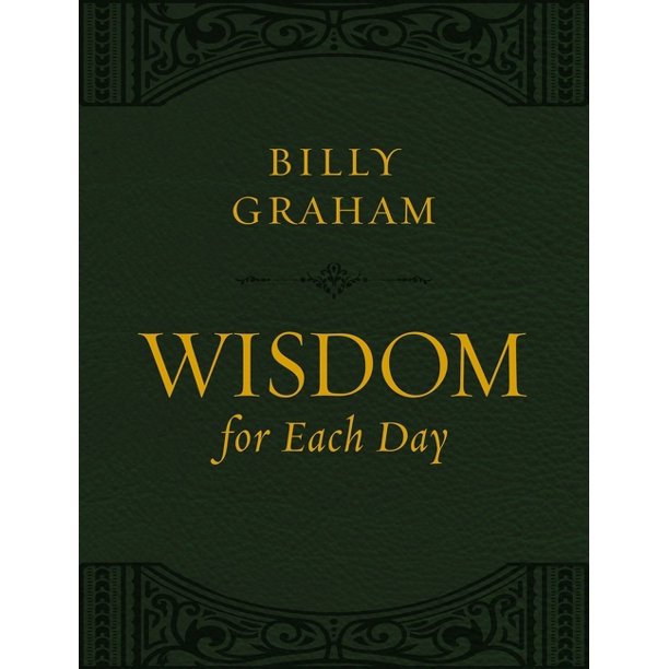 Wisdom for Each Day | Large Text, Leathersoft
