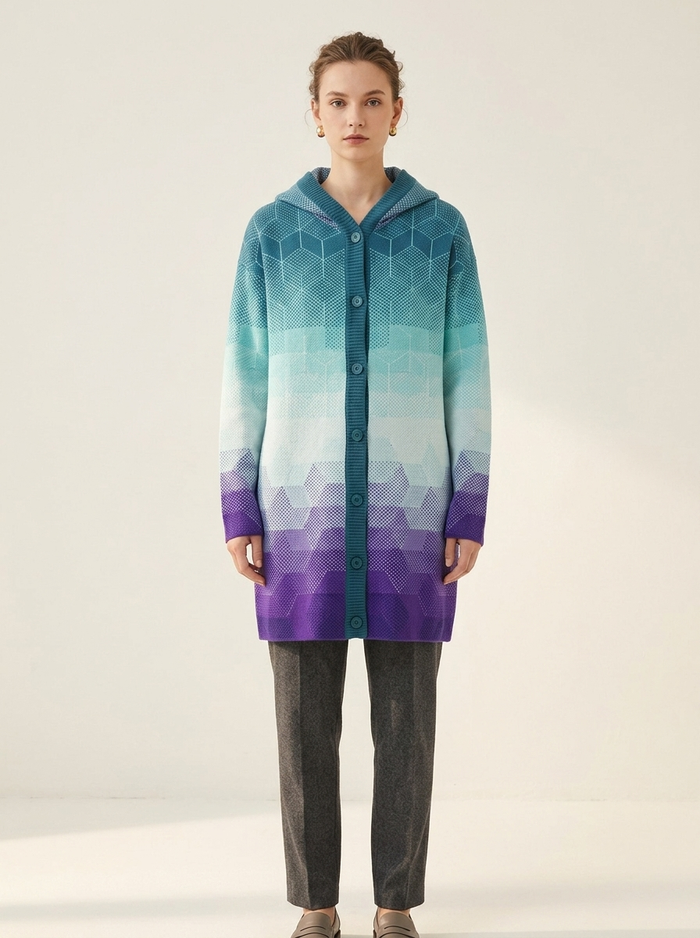 Yinti Cardigan Luxury Inspired in Art - editorial hero