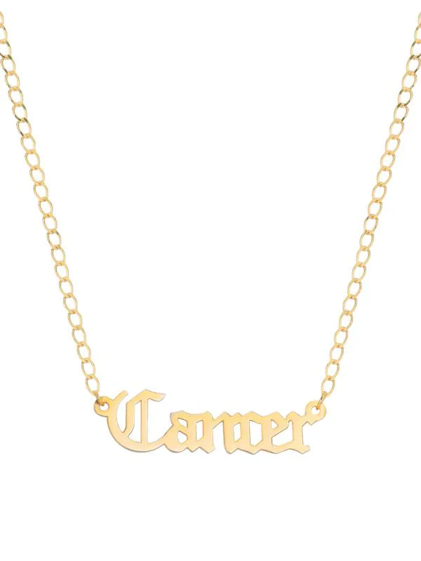 Zodiac Necklace- Gold