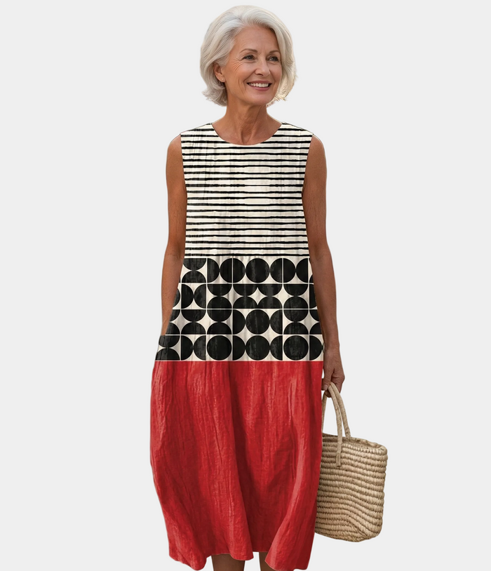 Zoe | Colourful Midi Dress