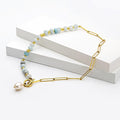 Zoé | Gold-Plated Long Necklace with Pearl Pendant