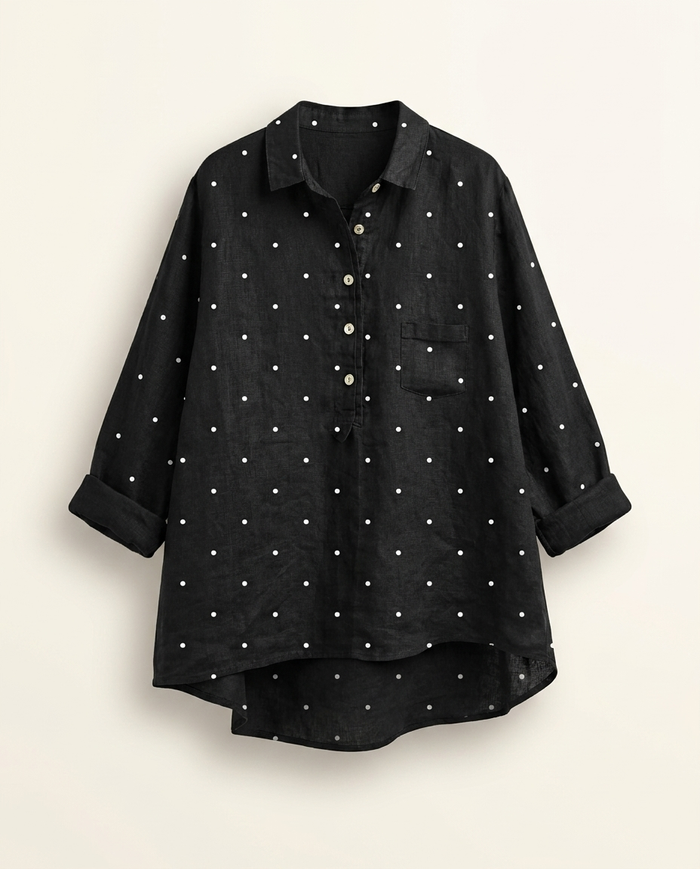 Zoe | Linen Elegant Summer Blouse