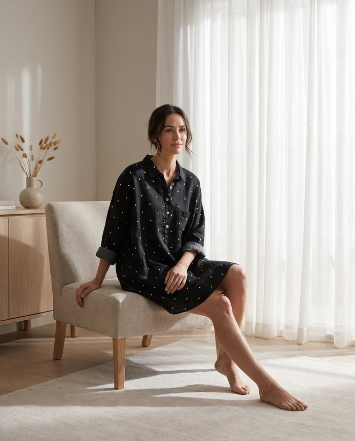 Zoe | Linen Elegant Summer Blouse